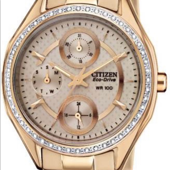 Ladies Rose Gold CITIZEN Eco-Drive Watch - Picture 3 of 5